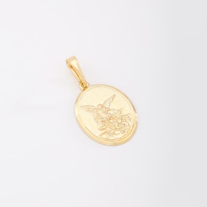 PG-00025 PINGENTE BANHADO A OURO 18K  DE SÃO MIGUEL ARCANJO