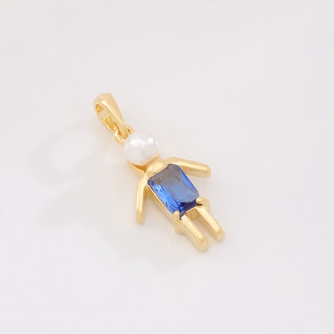 PG-00234 PINGENTE BANHADO A OURO 18K DE MENINO