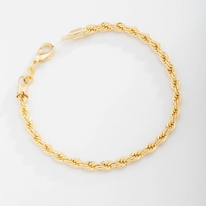 PR-0002 PULSEIRA BANHADA A OURO 18K COM CORRENTE CORD&Atilde;O BAIANO