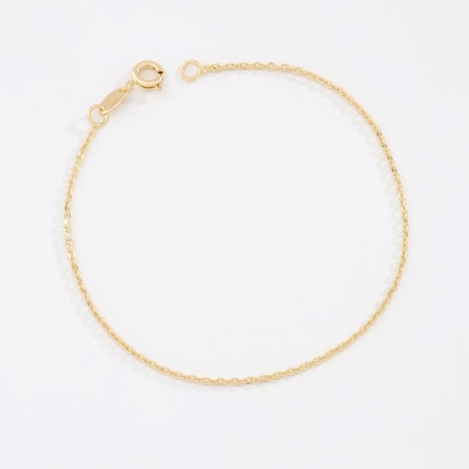 PR-0005 PULSEIRA BANHADA A OURO 18K COM CORRENTE EM ELO CADEADINHO E DESIGN DELICADO