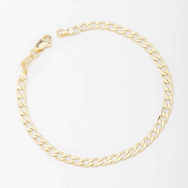 PR-0029 PULSEIRA BANHADA A OURO 18K COM ELOS ESTILO GRUMET