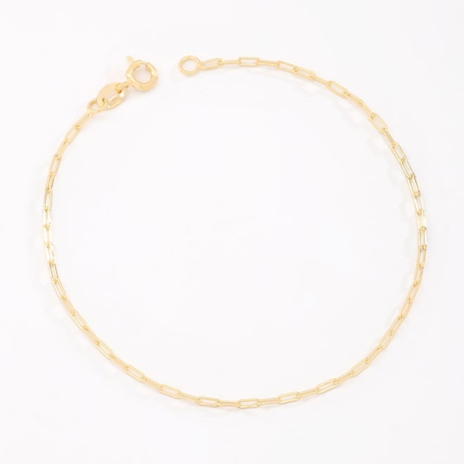 PR-0123 PULSEIRA BANHADA A OURO 18K COM ELOS FINOS CARTIER