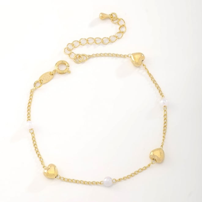 PU-00218 PULSEIRA COM P&Eacute;ROLAS E CORA&Ccedil;&Otilde;ES LISOS