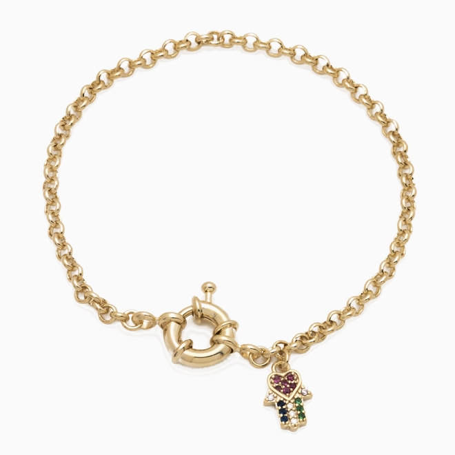 PU-00291 PULSEIRA MÃO DE FÁTIMA 18CM
