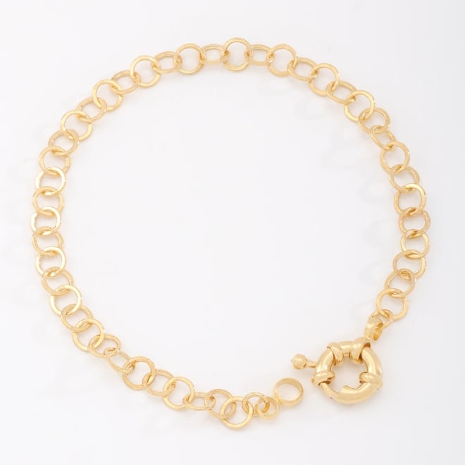 PU-00452 PULSEIRA COM ELOS REDONDOS E FECHO BOIA