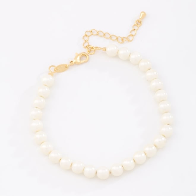 PU-00537 PULSEIRA BANHADA A OURO 18K COM PÉROLAS SHELL