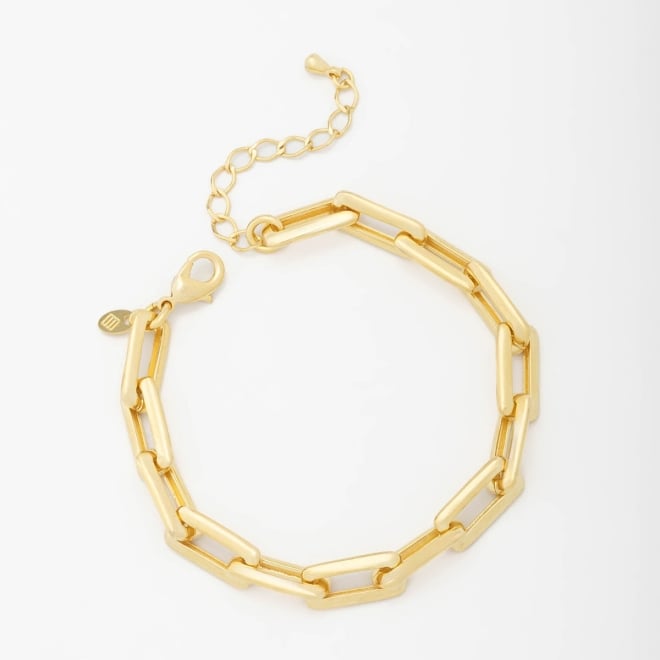 PU-00545 PULSEIRA COM ELOS ALONGADOS E DETALHES MODERNOS