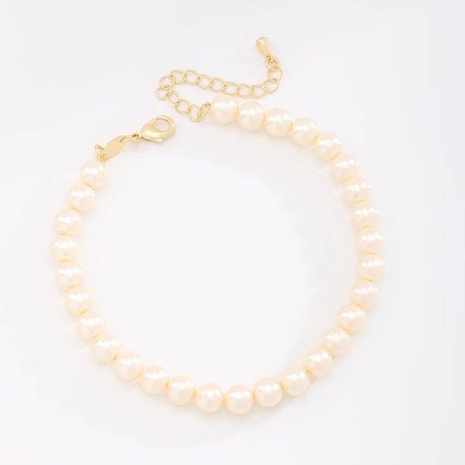 PU-00554 PULSEIRA BANHADA A OURO 18K COM PÉROLAS CLÁSSICAS