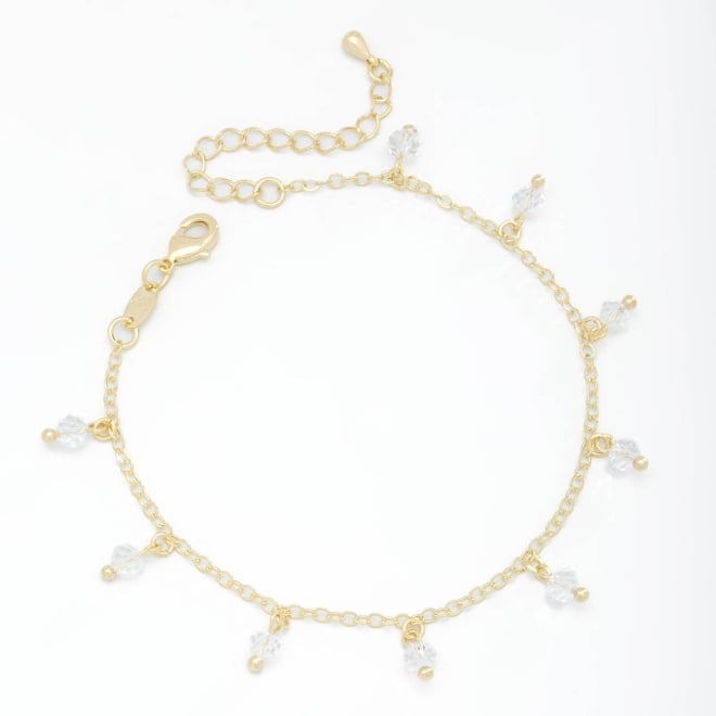 PU-00731 PULSEIRA COM DETALHES EM CRISTAIS PENDURADOS