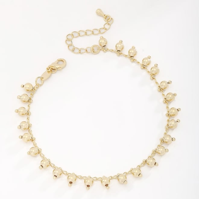 PU-00808 PULSEIRA COM DETALHES DE BOLINHAS PENDURADAS