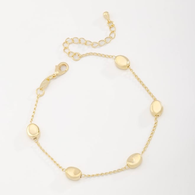 PU-00819 PULSEIRA COM DETALHES EM ESFERAS OVAIS