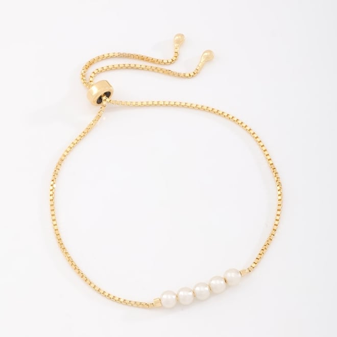 PU-00856 PULSEIRA AJUSTÁVEL COM DETALHES EM PÉROLAS
