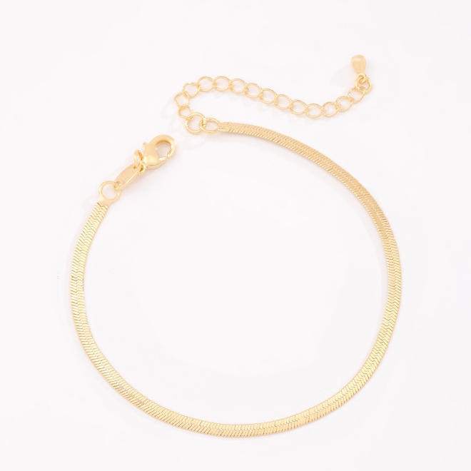 PU-00978 PULSEIRA BANHADA A OURO 18K DE FITA LAMINADA