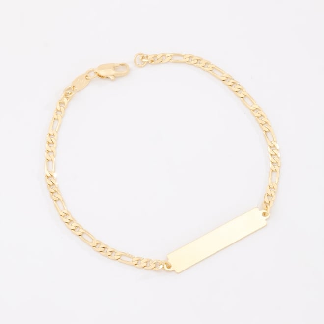 PU-01047 PULSEIRA COM CHAPA LISA PARA GRAVA&Ccedil;&Atilde;O E CORRENTE ELO GRUMET