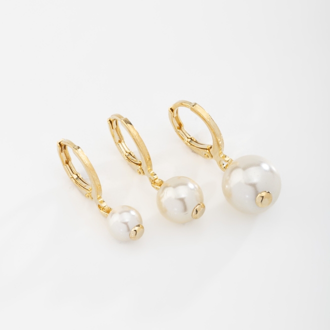 TAQ-00008 TRIO COM PÉROLAS PENDURADAS