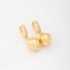 AC-0162 -BRINCO BANHADO A OURO 18K DE ARGOLA COM DETALHES CRAVEJADOS