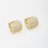 AC-0879 ARGOLA DE CLICK COM MICRO ZIRCÔNIAS