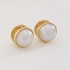 AC-0929 BRINCO BANHADO A OURO 18K COM PÉROLA