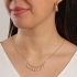 AC-0934 BRINCO ARGOLA BANHADO A OURO 18K COM PINGENTES EM PÉROLAS ALONGADAS