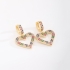 ACX-0025 BRINCO ARGOLA CORAÇÃO CRAVEJADA EM ZIRCONIAS