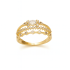 AN-00610 ANEL BANHADO A OURO 18K COM DESIGN EM CAMADAS