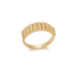 AN-00645 ANEL BANHADO A OURO 18K COM DESIGN EM FILEIRAS