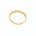 AN-00666 ANEL BANHADO A OURO 18K COM DESIGN DELICADO EM MÓDULOS GEOMÉTRICOS