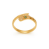 AN-00712 ANEL BANHADO A OURO 18K COM DESIGN INSPIRADO EM COBRA