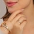 AN-01537 ANEL COM DETALHE EM LETRING LOVE E ZIRCÔNIAS