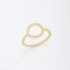 AN-01691 ANEL COM DETALHE CIRCULAR EM DESIGN TORCIDO