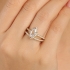 AN-02001 ANEL BANHADO A OURO 18K COM PEDRA DE GOTA E ARO DUPLO