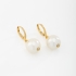 AQ-00016 BRINCO BANHADO A OURO 18K COM ARGOLA E PÉROLA 12 MM