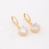 AQ-00033 BRINCO BANHADO A OURO 18K COM PEDRA EM ZIRCÔNIA