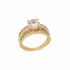 AX-00114 ANEL BANHADO A OURO 18K COM ZIRCÔNIA CRISTAL