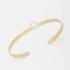 BL-00047 PULSEIRA RÍGIDA COM DETALHE DE PÉROLA CENTRAL