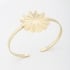 BL-00052 BRACELETE BANHADO A OURO 18K COM DETALHE EM FORMATO DE FLOR