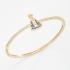 BL-00078 BRACELETE DE NOSSA SENHORA APARECIDA EM ZIRCÔNIAS AZUIS 