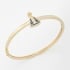 BL-00079  BRACELETE BANHADO A OURO 18K COM PINGENTE DE N. S. APARECIDA EM ZIRCÔNIAS.