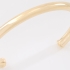 BL-00114 BRACELETE BANHADO A OURO 18K COM DESIGN LISO E ACABAMENTO POLIDO
