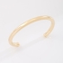 BL-00114 BRACELETE BANHADO A OURO 18K COM DESIGN LISO E ACABAMENTO POLIDO