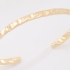 BL-00116 BRACELETE BANHADO A OURO 18K COM DESIGN TORCIDO