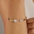 BL-00120-BRACELETE ABERTO COM ZIRCÔNIAS REDONDAS