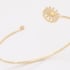 BL-00126-BRACELETE ABERTO COM FLOR CRAVEJADA EM ZIRCÔNIAS