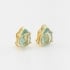 BP-0006 BRINCO DE PRESSÃO BANHADO A OURO 18K COM PEDRA OVAL EM ZIRCÔNIA LAPIDADA