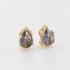 BP-0006 BRINCO DE PRESSÃO BANHADO A OURO 18K COM PEDRA OVAL EM ZIRCÔNIA LAPIDADA