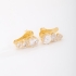 BR-00039 BRINCO COM TRÊS ZIRCONIA EM FORMATO DE GOTA