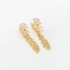 BR-00170 BRINCO BANHADO A OURO 18K COM PEDRAS NAVETE EM CORRENTES
