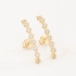 BR-00618 BRINCO EAR HOOK COM FILEIRA DE ZIRCÔNIAS