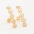 BR-00622 BRINCO EAR HOOK FLORES COM ZIRCÔNIAS
