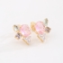 BR-00788 BRINCO BANHADO A OURO 18K COM PEDRA CENTRAL OVAL